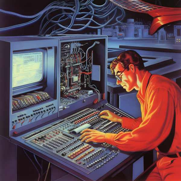 The birth of computer technology - Impossible Images - Unique stock ...