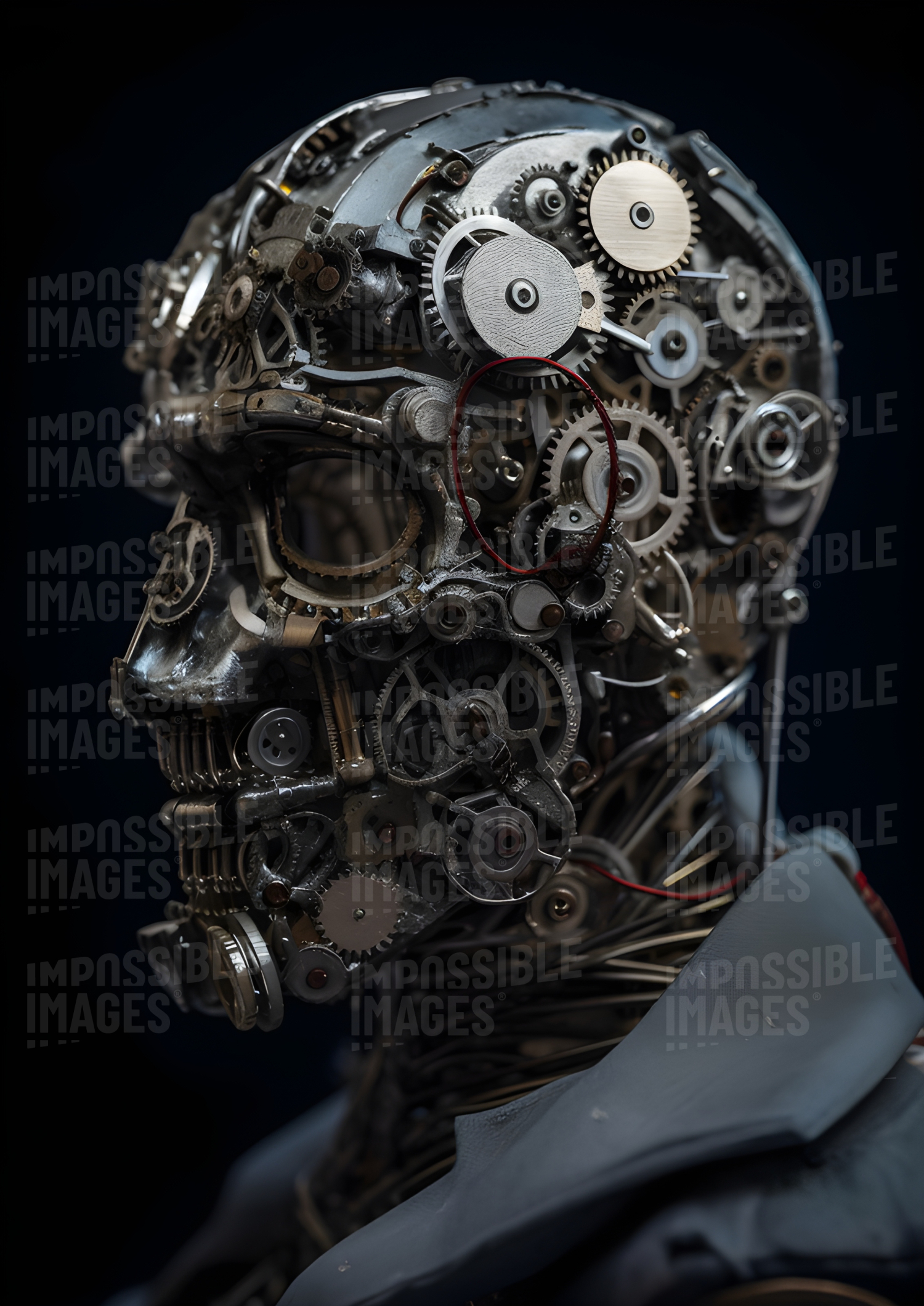 Robotic Clockwork Man Impossible Images Unique stock images for