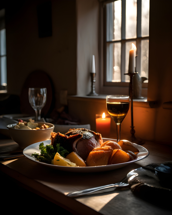 Sunday roast dinner - Impossible Images - Unique stock images for