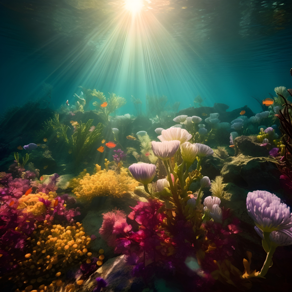 Flowering plants underwater Impossible Images Unique stock images