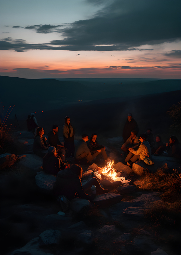Campfire at Night - Impossible Images - Unique stock images for ...