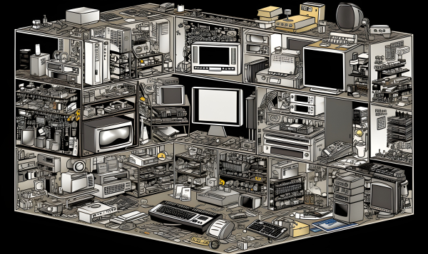 A corner of computing - Impossible Images - Unique stock images for ...
